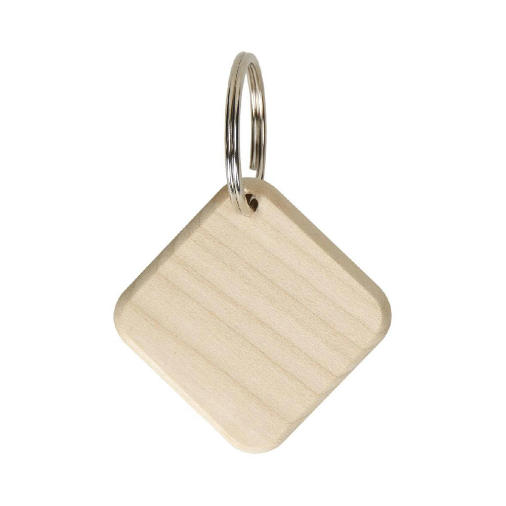Product image Holzschlüsselanhänger "Maple" eckig Werbeartikel