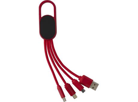 4-in-1-Ladekabelset Idris Werbeartikel