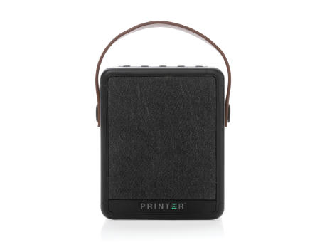 Skywave 12W Solar-Lautsprecher aus RCS recyceltem Kunststoff Werbeartikel