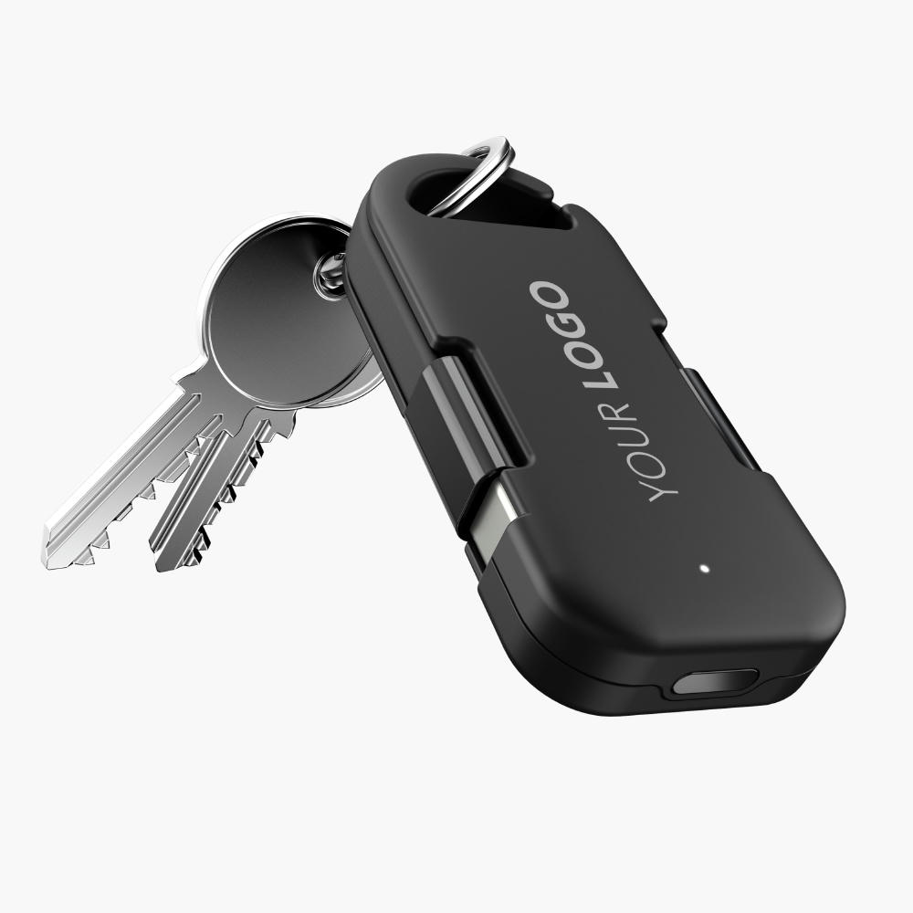Evergreen Go - Die Notfall-Powerbank für den Schlüsselbund - Schwarz Werbeartikel