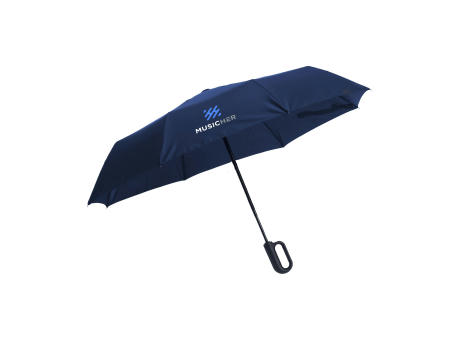 Carabiner RCS RPET faltbarer Regenschirm 21 inch Werbeartikel