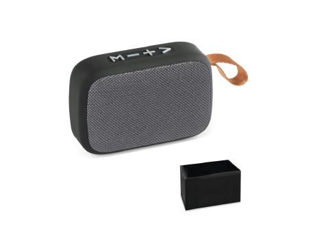 GANTE. Lautsprecher 3W mit 2 Stunden Akkulaufzeit aus Polyester und ABS Werbeartikel