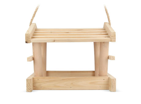 Vogelfutterhaus aus Holz FSC Werbeartikel
