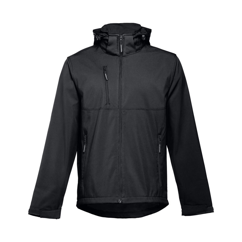 Product image THC ZAGREB. Herren-Softshell-Jacke aus Polyester und Elastan Werbeartikel
