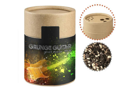 Product image Pfeffer geschrotet, ca. 65g, Kraftpapierstreuer Midi Werbeartikel