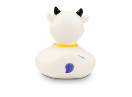 Werbeente Karla Kuh Lila-Weiß Werbeartikel