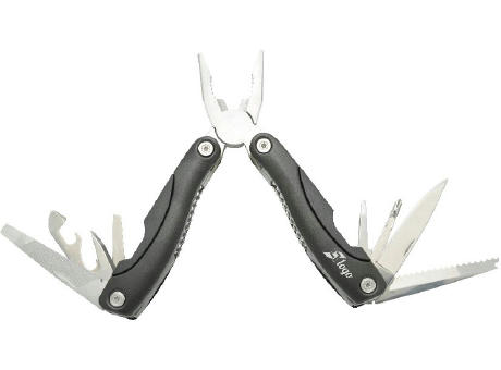 Multitool 'Locker', 12 Funktionen, Aluminium Werbeartikel