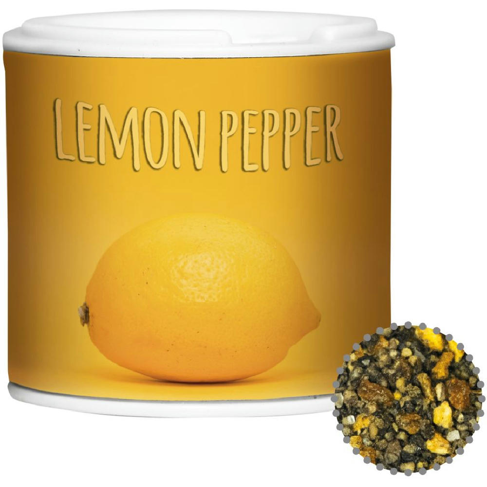 Product image Gewürzmischung Zitronen-Pfeffer, ca. 25g, Gewürzpappstreuer Werbeartikel