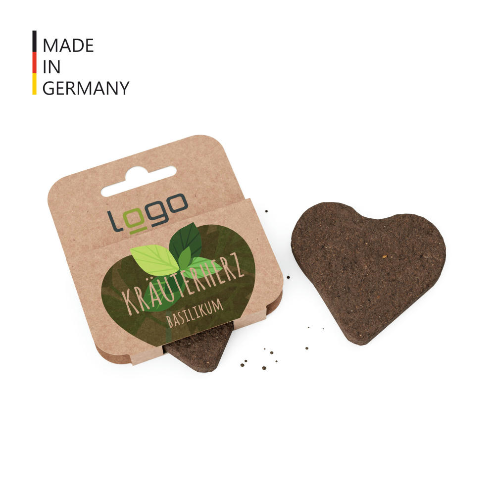 Product image Kräuterherz - torffrei Werbeartikel