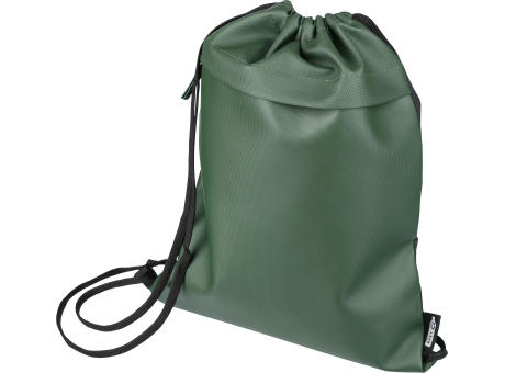 rPET Polyester (600D) Rucksack mit Kordelzug Auri Werbeartikel