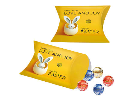 Product image Promo-Kissenverpackung mit Lindt Lindor Liliput Pralinés Werbeartikel