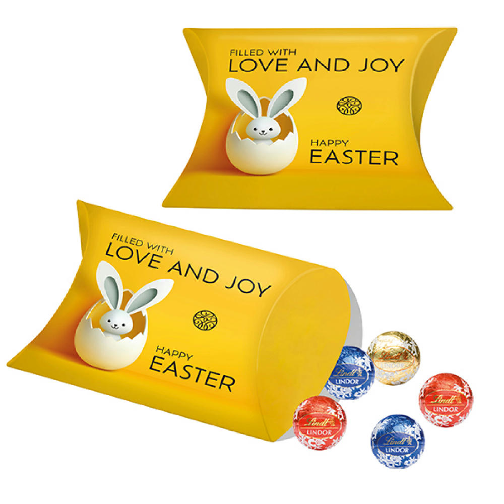 Product image Promo-Kissenverpackung mit Lindt Lindor Liliput Pralinés Werbeartikel