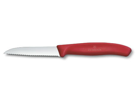 Product image Swiss Classic, Gemüsemesser, 8cm, Wellen, schwarz Werbeartikel