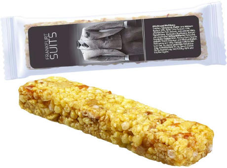 Product image Müsliriegel Multikorn-Orange, 30g, Express Flowpack mit Etikett Werbeartikel