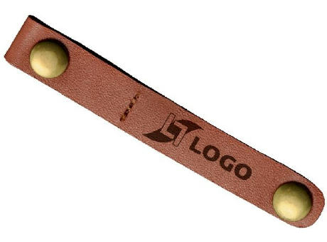 Kabelbinder, naturleder Werbeartikel