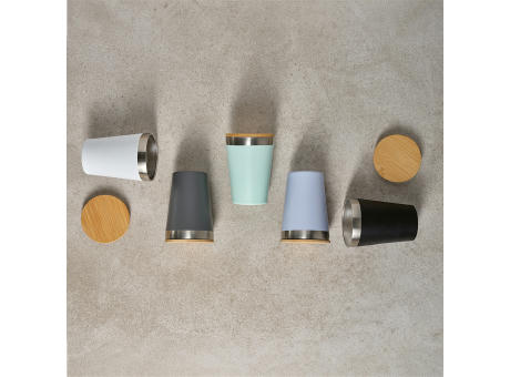 Don Reisebecher recy. Edelstahl 400 ml  Werbeartikel