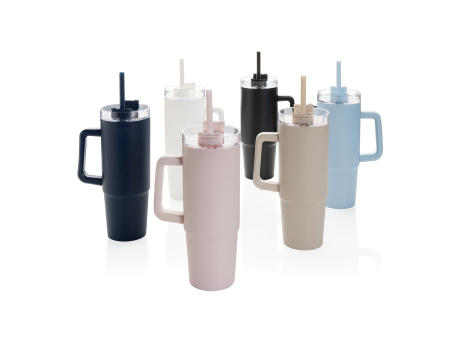 Tana Becher aus RCS recyceltem Kunststoff mit Griff 750ml bedrucken