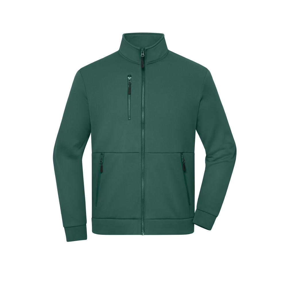Workwear Fleece Jacket - Elastische Fleecejacke mit Stehkragen Werbeartikel