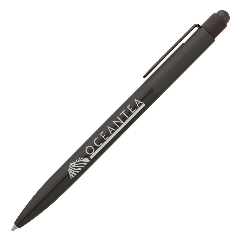 Evo Softy Kugelschreiber aus recyceltem Aluminium - m/Stylus Werbeartikel