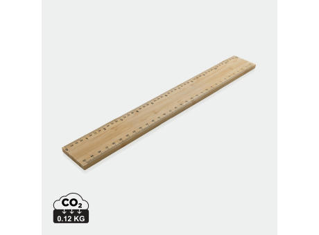 Timberson extra dickes 30cm doppelseitiges Bambuslineal bedrucken