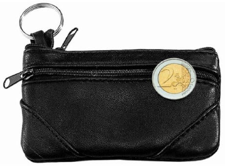 Product image CreativDesign® Schlüsseltasche "Applikation" schwarz Werbeartikel