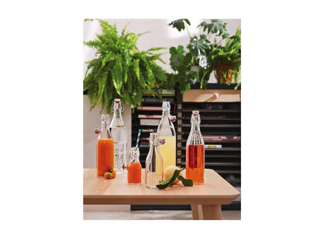 Vidrio Bottle 1 L Wasserflasche Werbeartikel