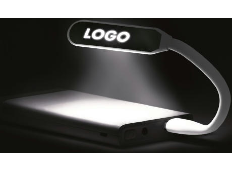 USB-Lampe mit Leuchtlogo-Möglichkeit für flexibles Licht an Laptops oder PCs bedrucken