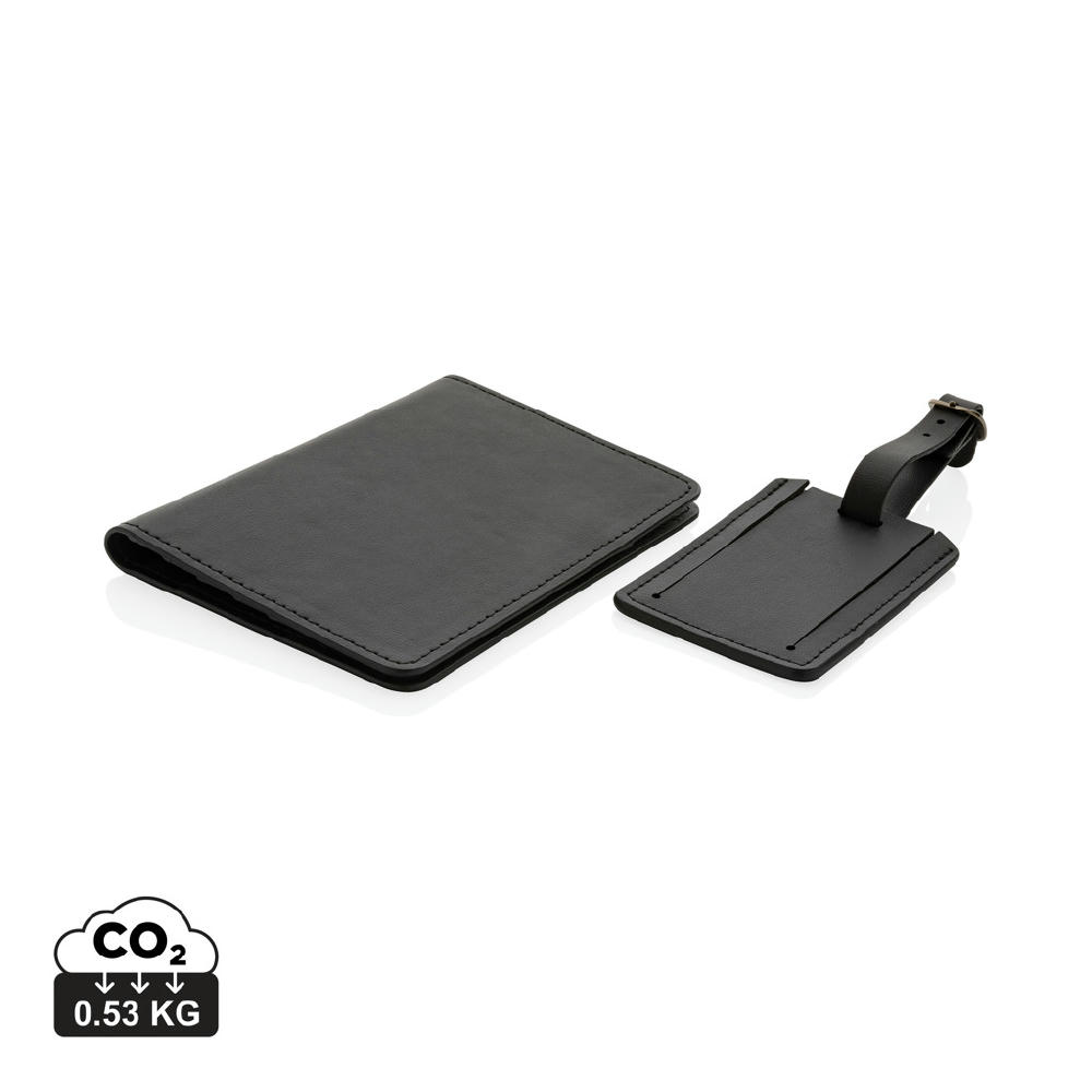 Product image Swiss Peak Reise-Geschenkset aus GRS recyceltem PU Werbeartikel