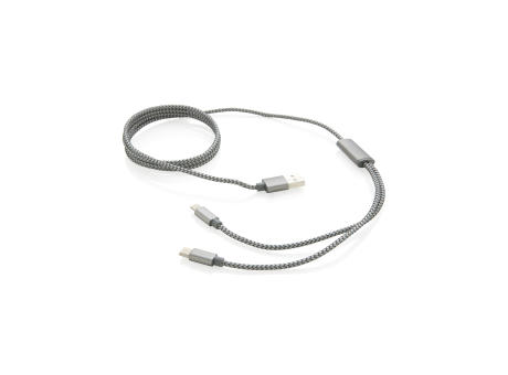 3-in-1 umwobenes Kabel Werbeartikel