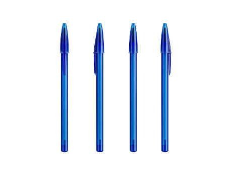 Transparent Dunkelblau/ Transparent Dunkelblau/ Schwarze Tinte