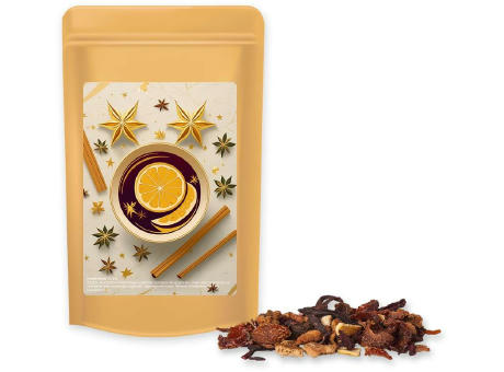 Product image Glühweingewürz fein, ca. 20g, Standbeutel Mini Werbeartikel