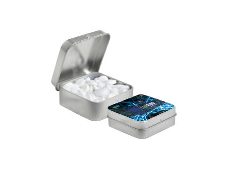 Product image Viereckige Dose Pfefferminz Werbeartikel