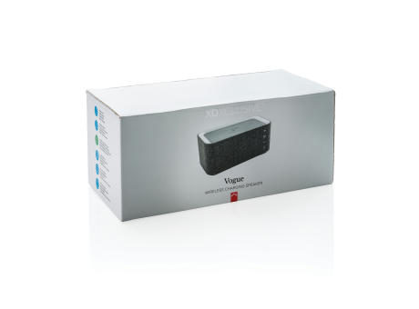 Vogue Wireless-Charger Lautsprecher Werbeartikel