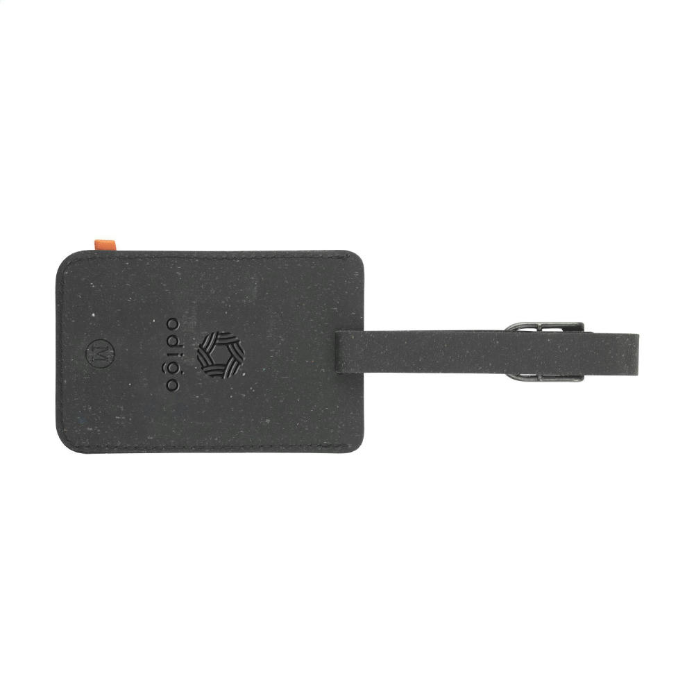 Recycled Leather Luggage Tag Gepäckanhänger Werbeartikel