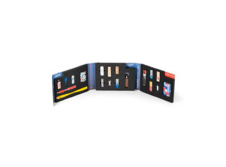FLASH DRIVE SHOWCASE. Muster-Set bedruckte USB-Sticks bedrucken