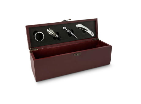 Geschenkset / Präsenteset: Weinaccessoire-Kiste Werbeartikel