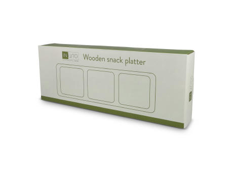 InSideOut Mini-Snacktisch aus Holz, 35cm Werbeartikel