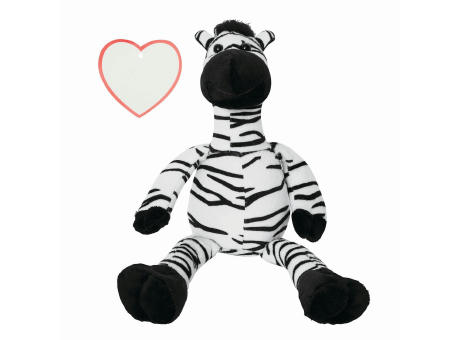 LORENZO - Plüsch-Zebra Werbeartikel