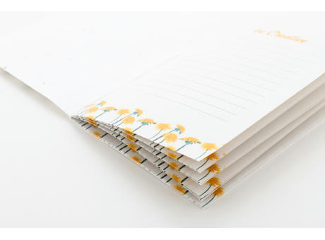 individuelles Saatpapier-Notizbuch CreaNote Plus A6 Seed Werbeartikel