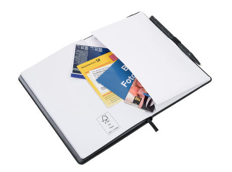 TROIKA Notizblock BLACK SLIMPAD A5 Werbeartikel