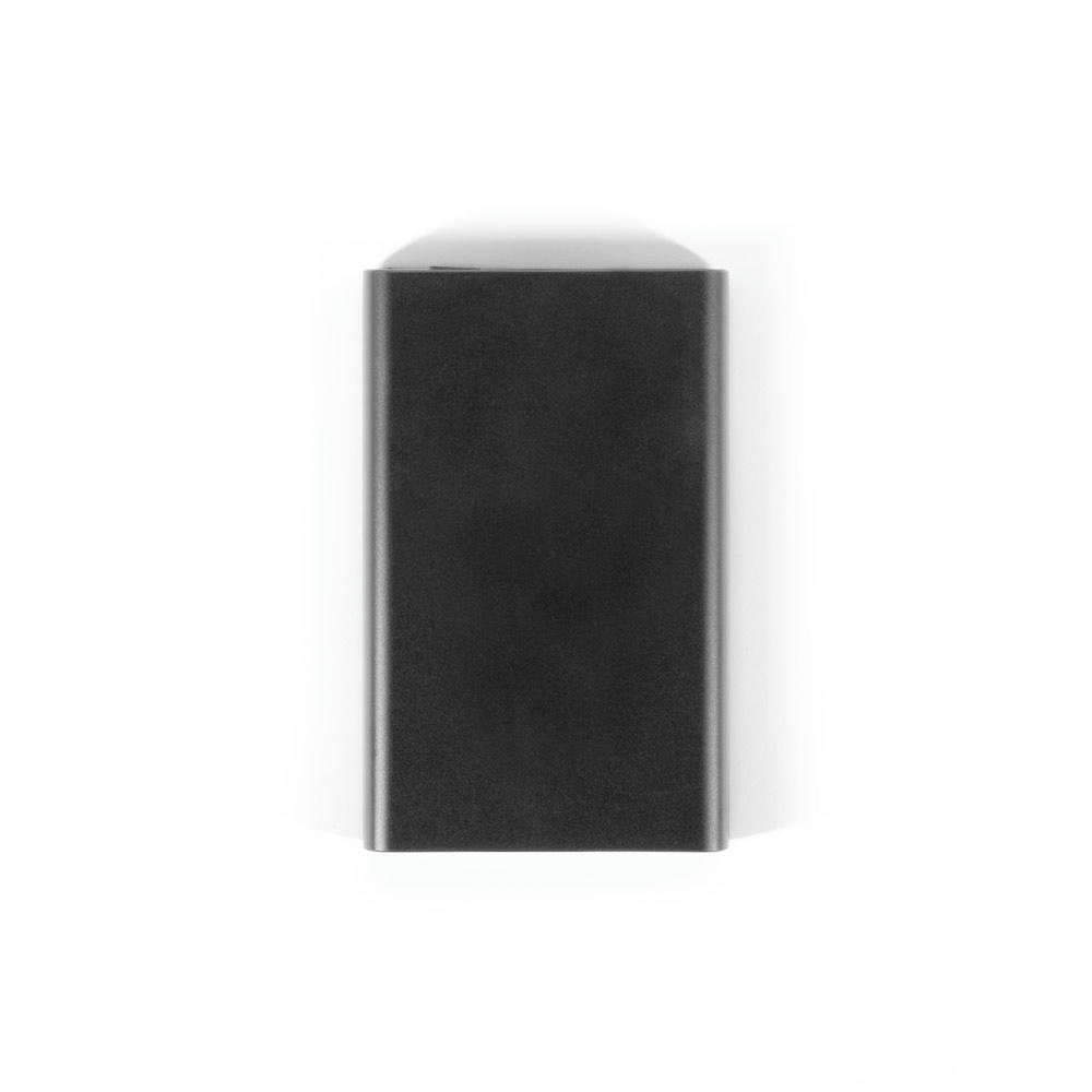WRIGHT 10. Magnetische Powerbank mit Schnellladefunktion aus recyceltem Aluminium und recyceltem ABS, 10'000 mAh Werbeartikel
