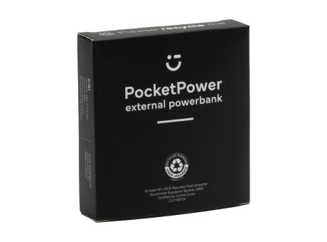PocketPower 5000 RCS Recycled Powerbank Ladegerät bedrucken