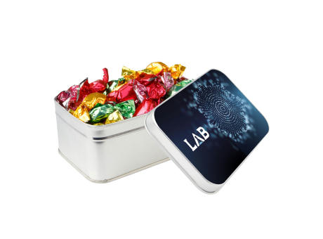 Product image Rechteckige Dose gefüllt mit Süßigkeiten Werbeartikel