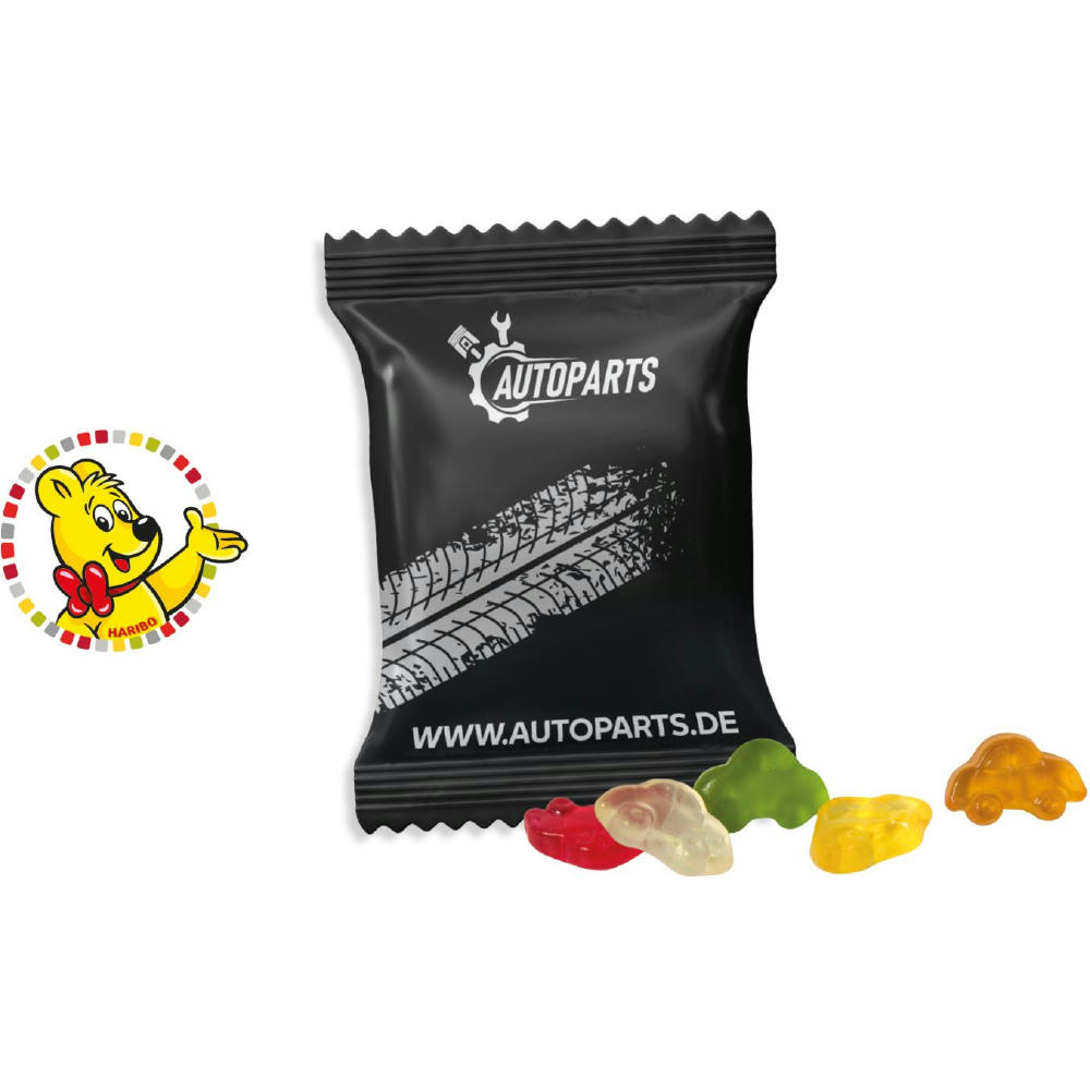 Product image HARIBO Standardformen Werbetüte, 6,5 g, Inhalt: HARIBO Autos Werbeartikel