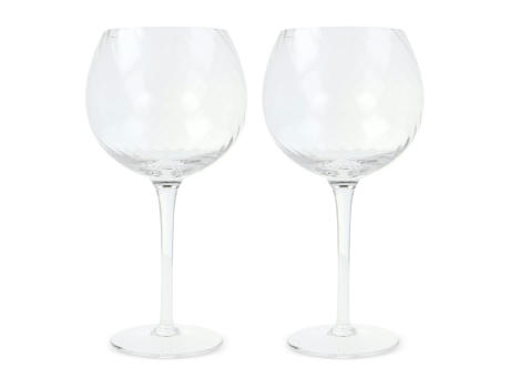 Product image Byon Opacity 2er-Set Weingläser mit stilvollem Glasmuster 470ml Werbeartikel