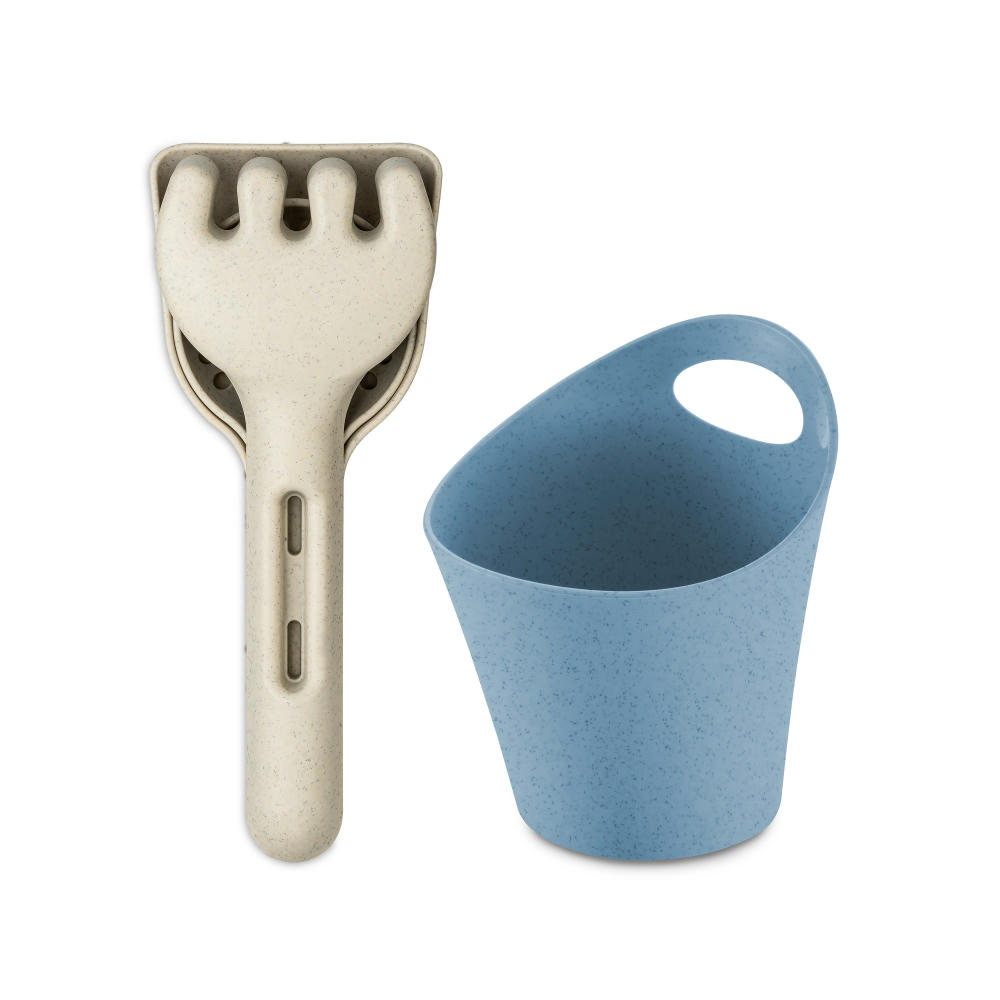 Product image Koziol KLIKK SAND READY BEACH Sandwerkzeug Set 3-teilig+Utensilo 300ml Werbeartikel