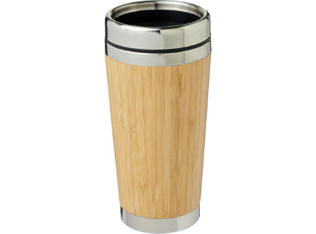 Bambus 450 ml Becher mit Bambus-Außenseite bedrucken