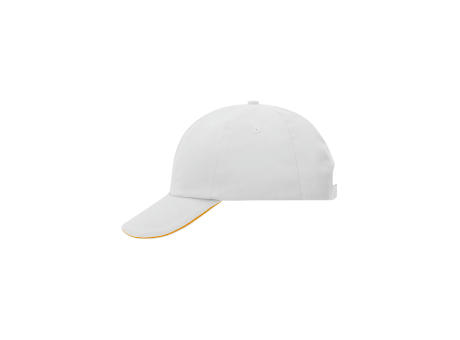 6 Panel Raver Sandwich Cap - Klassisches Allround-Cap mit kontrastfarbigem Sandwich Werbeartikel