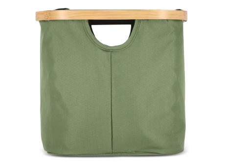 InSideOut faltbarer Korb mit Deckel Sogne 38 x 26 x 25cm rPET Werbeartikel