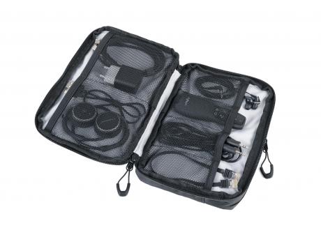 Product image TROIKA Kabeltasche TROIKA BLACK TECH POUCH 2 bedrucken